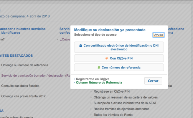 Declaración de la renta