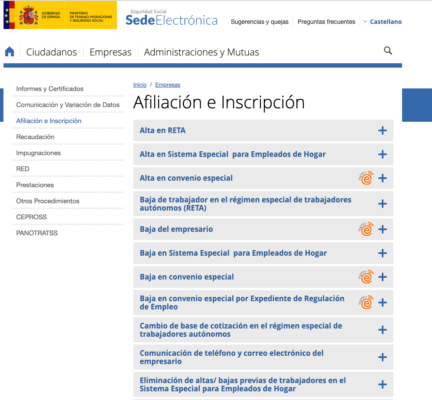 Base cotización autónomos Seguridad Social 